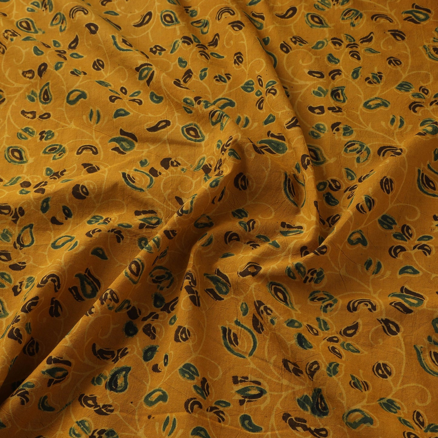 Natural dyed hand cotton fabric 20 - handcrafted