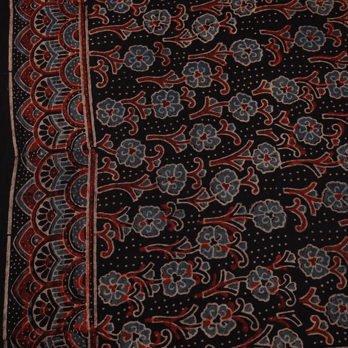 Natural dyed hand cotton fabric 21 - handcrafted