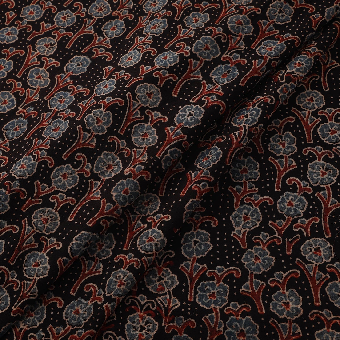 Natural dyed hand cotton fabric 21 - handcrafted