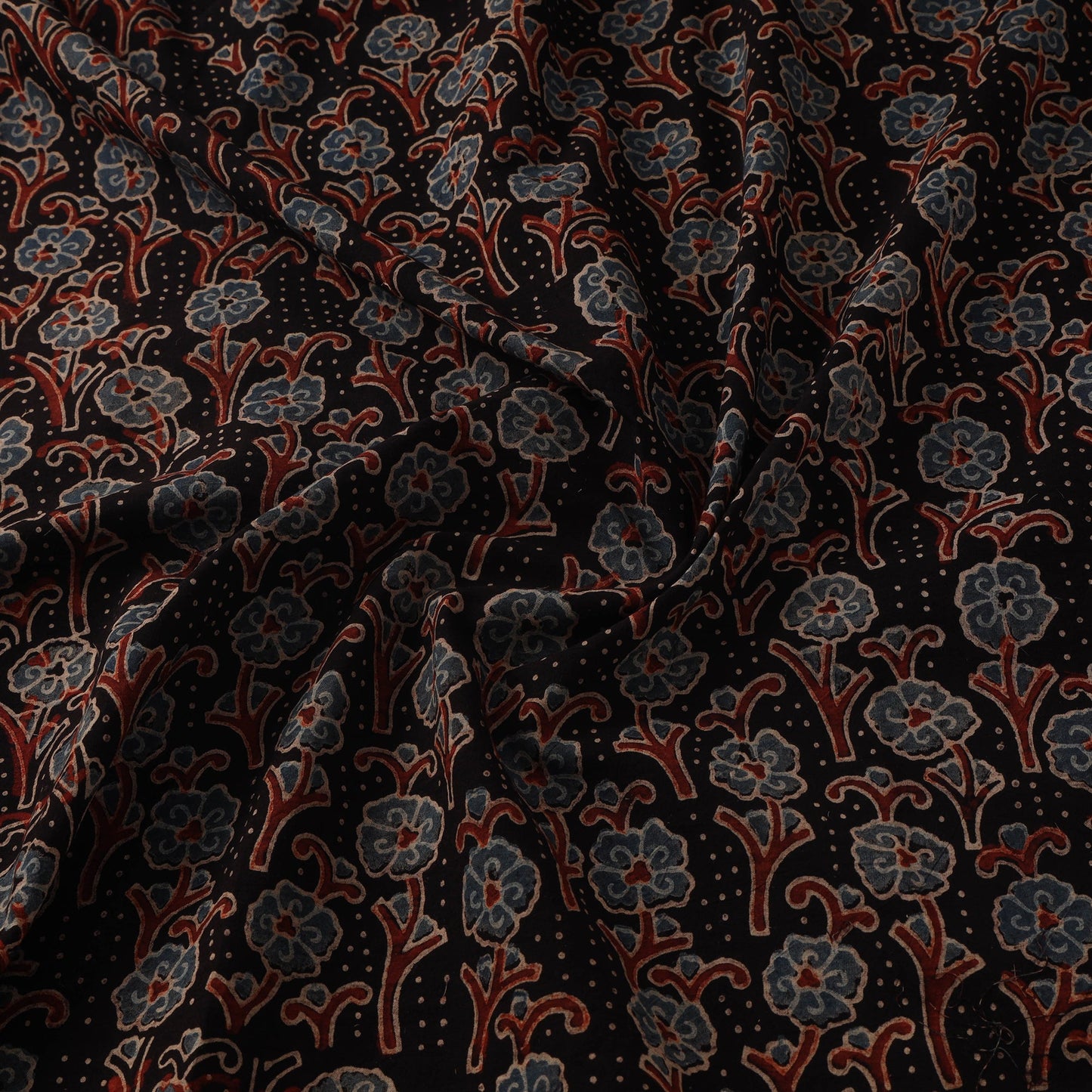 Natural dyed hand cotton fabric 21 - handcrafted