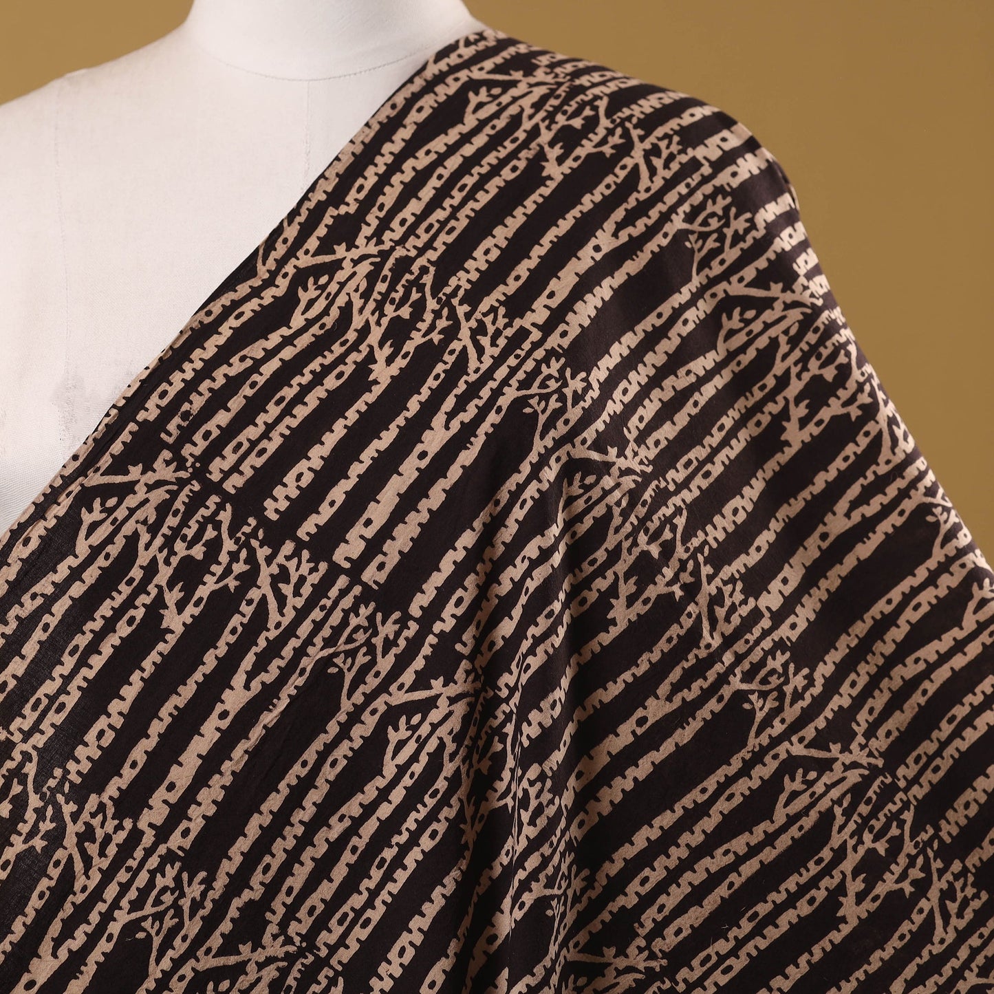 Natural dyed hand cotton fabric 25 - handcrafted