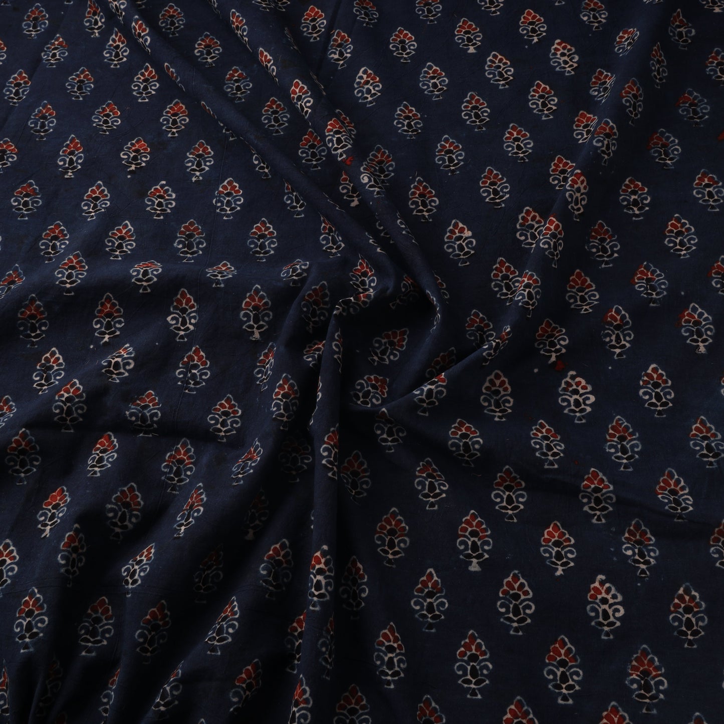 Natural dyed hand cotton fabric 25 - handcrafted