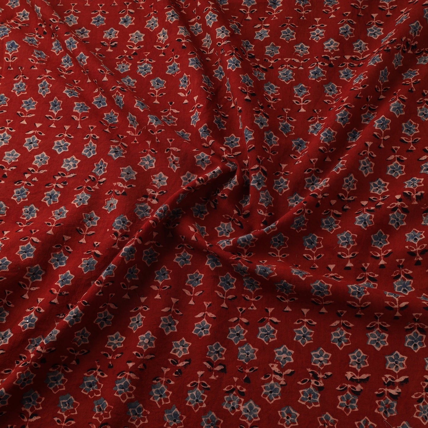 Natural dyed hand cotton fabric 26 - handcrafted