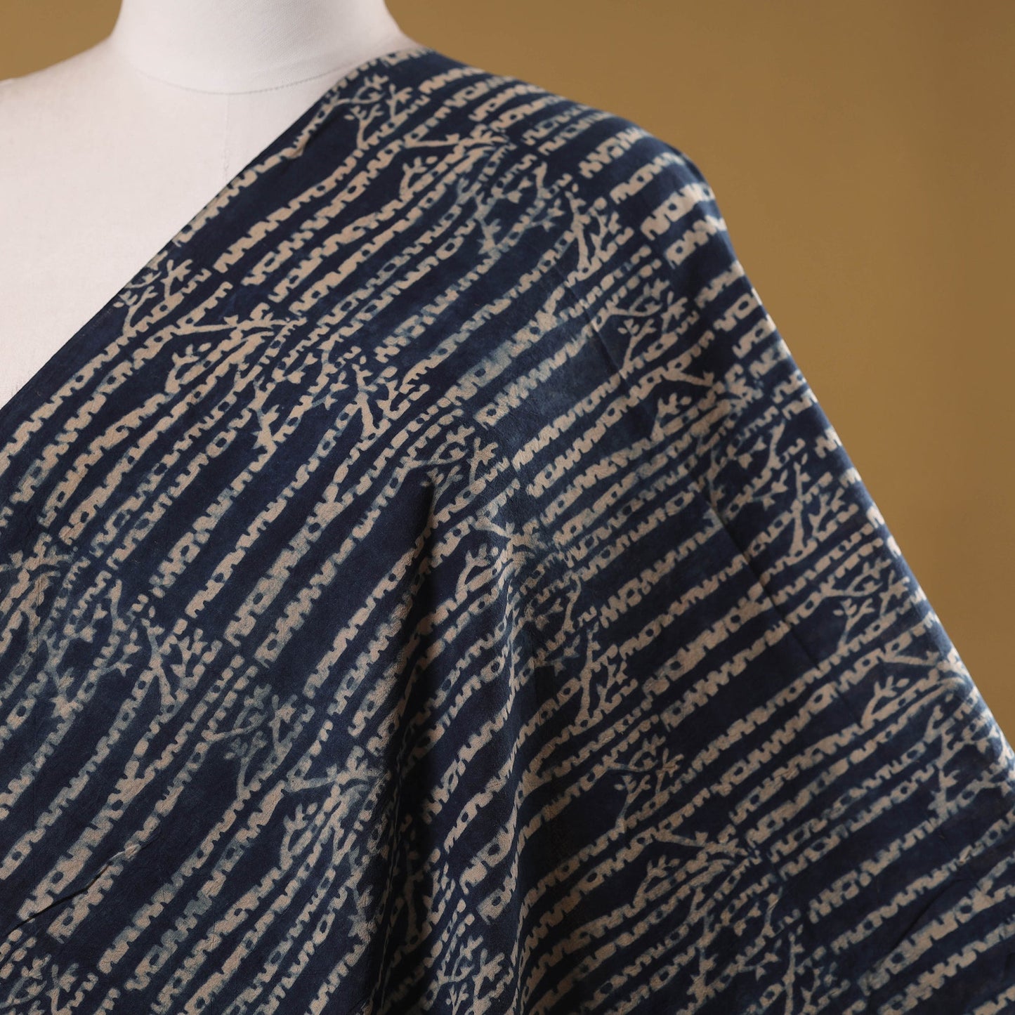 Natural dyed hand cotton fabric 26 - handcrafted