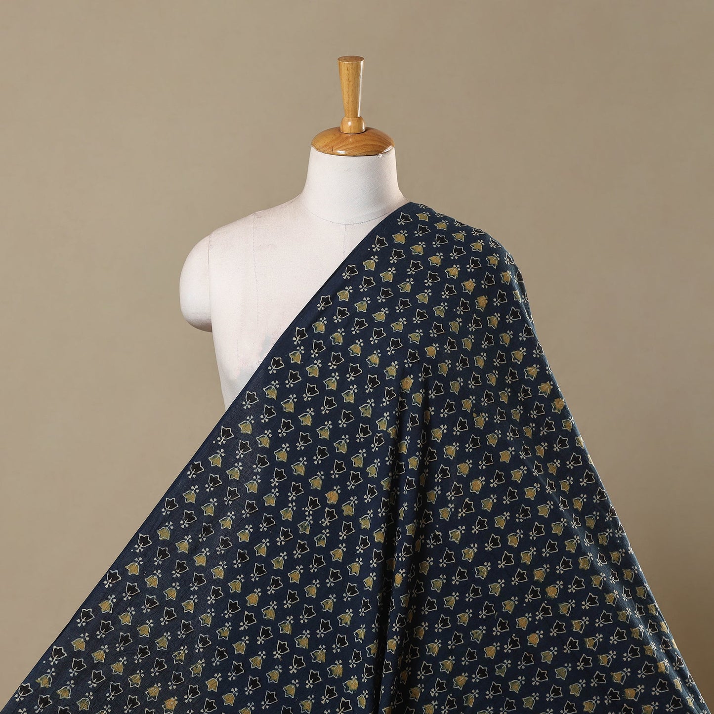 Natural dyed hand cotton fabric 28 - handcrafted