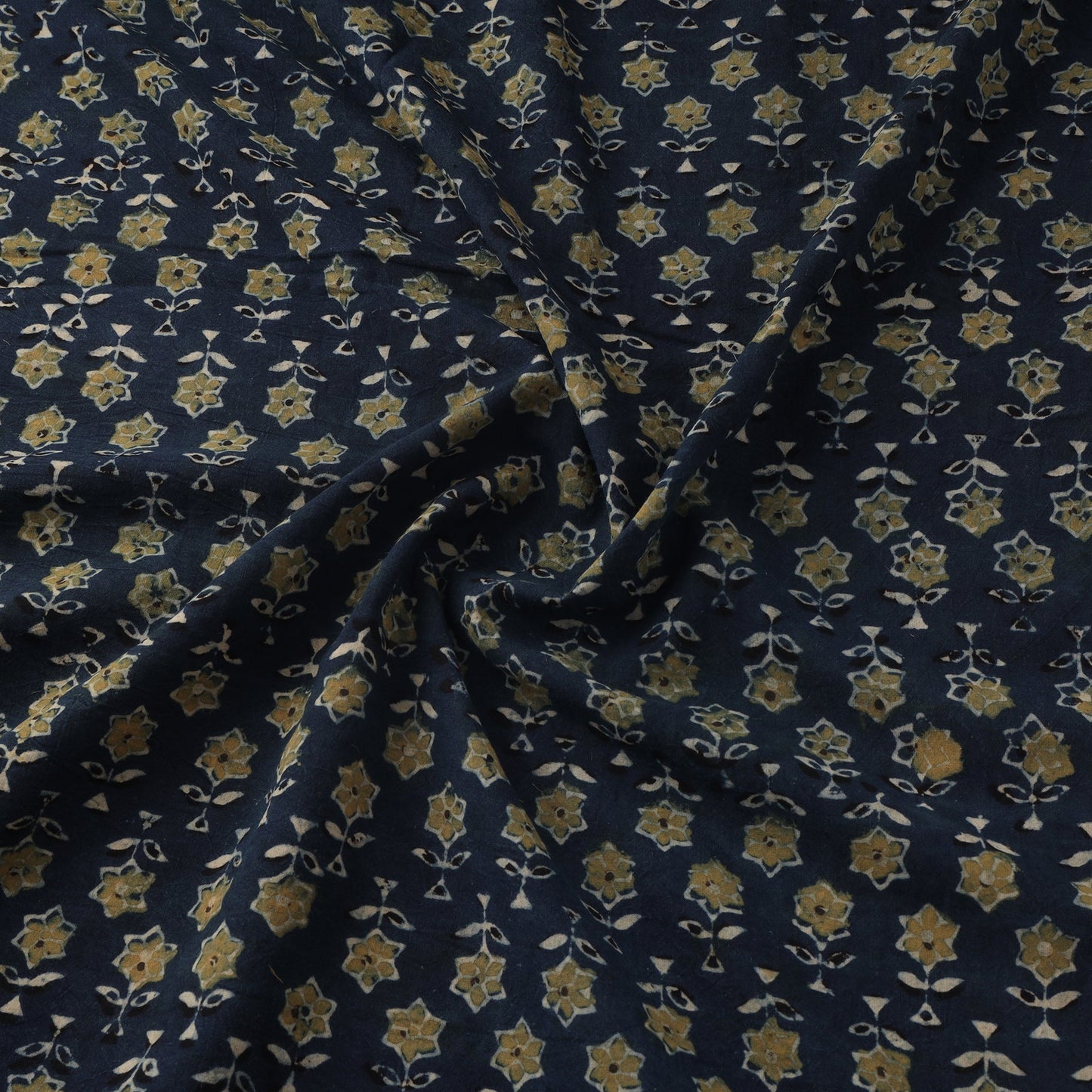 Natural dyed hand cotton fabric 29 - handcrafted