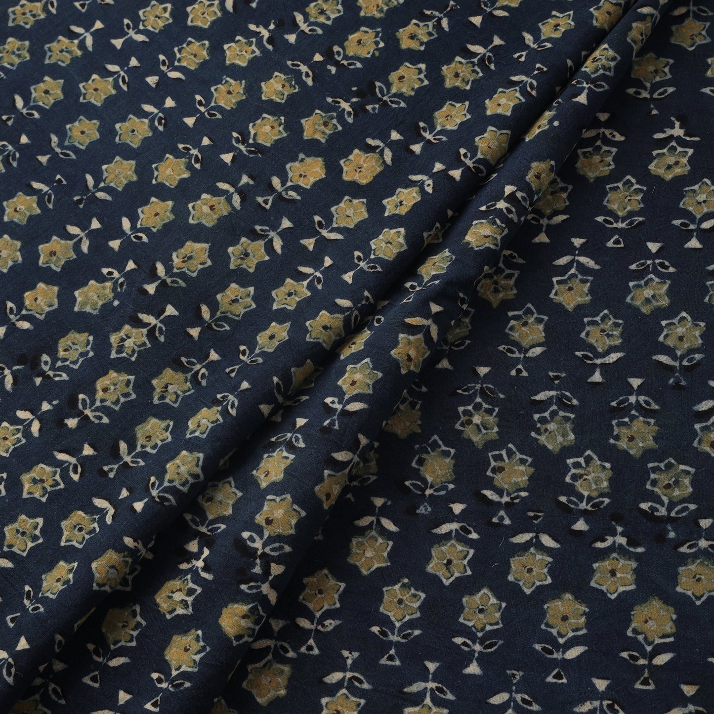 Natural dyed hand cotton fabric 29 - handcrafted