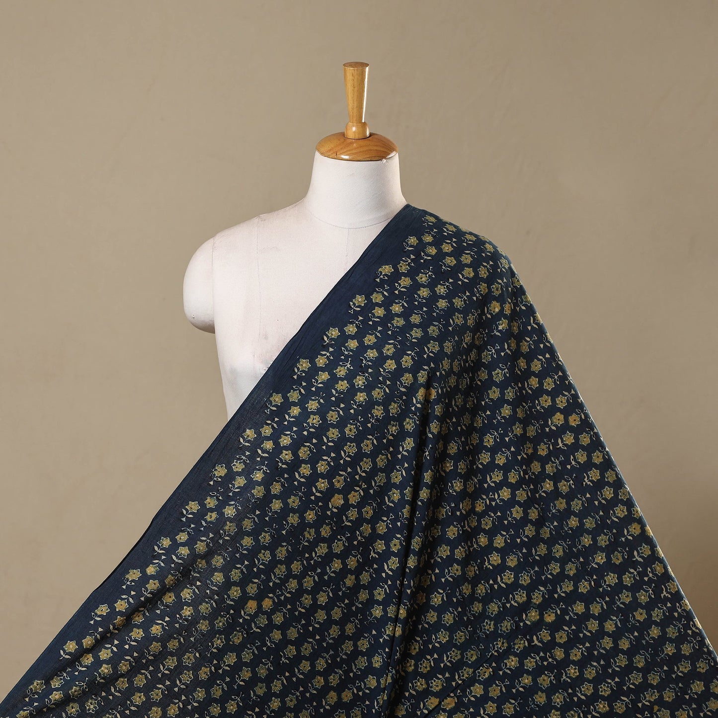 Natural dyed hand cotton fabric 29 - handcrafted