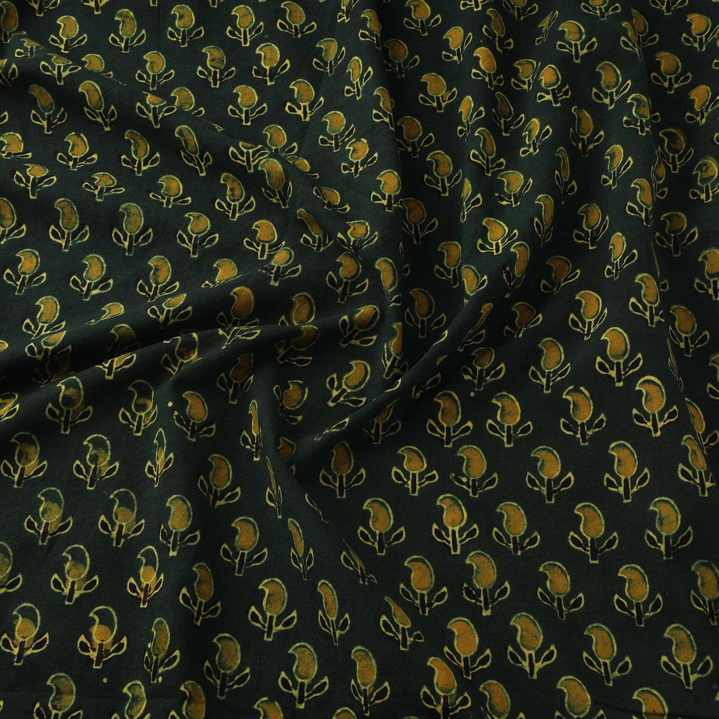 Natural dyed hand cotton fabric 30 - handcrafted