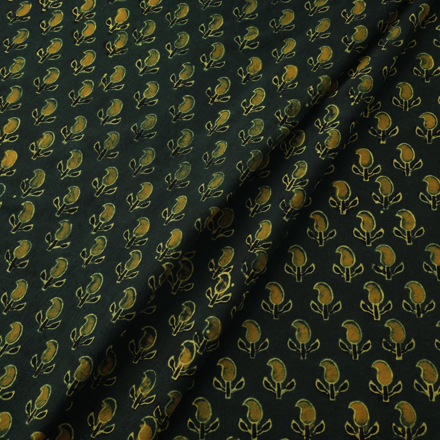 Natural dyed hand cotton fabric 30 - handcrafted