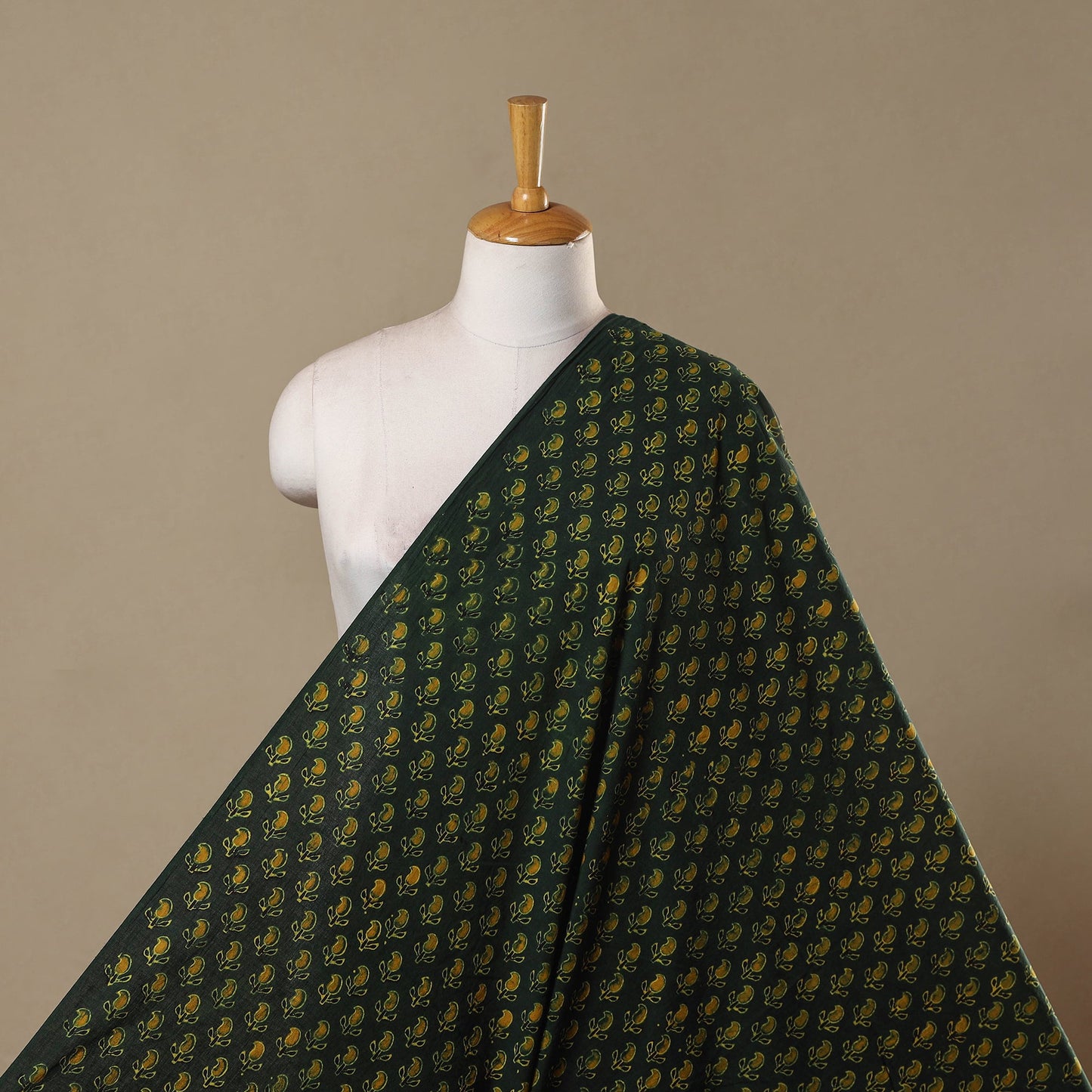 Natural dyed hand cotton fabric 30 - handcrafted