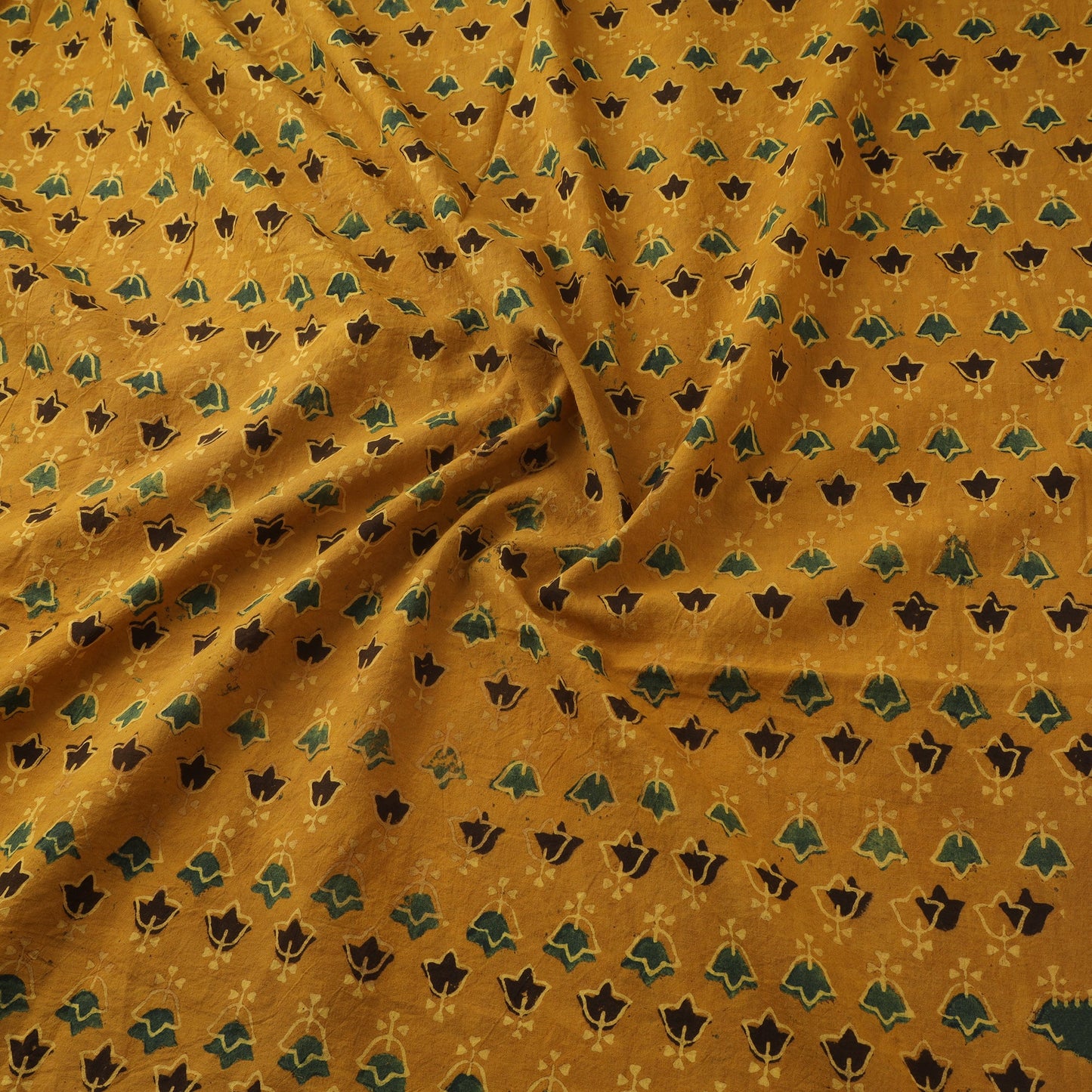 Natural dyed hand cotton fabric 32 - handcrafted