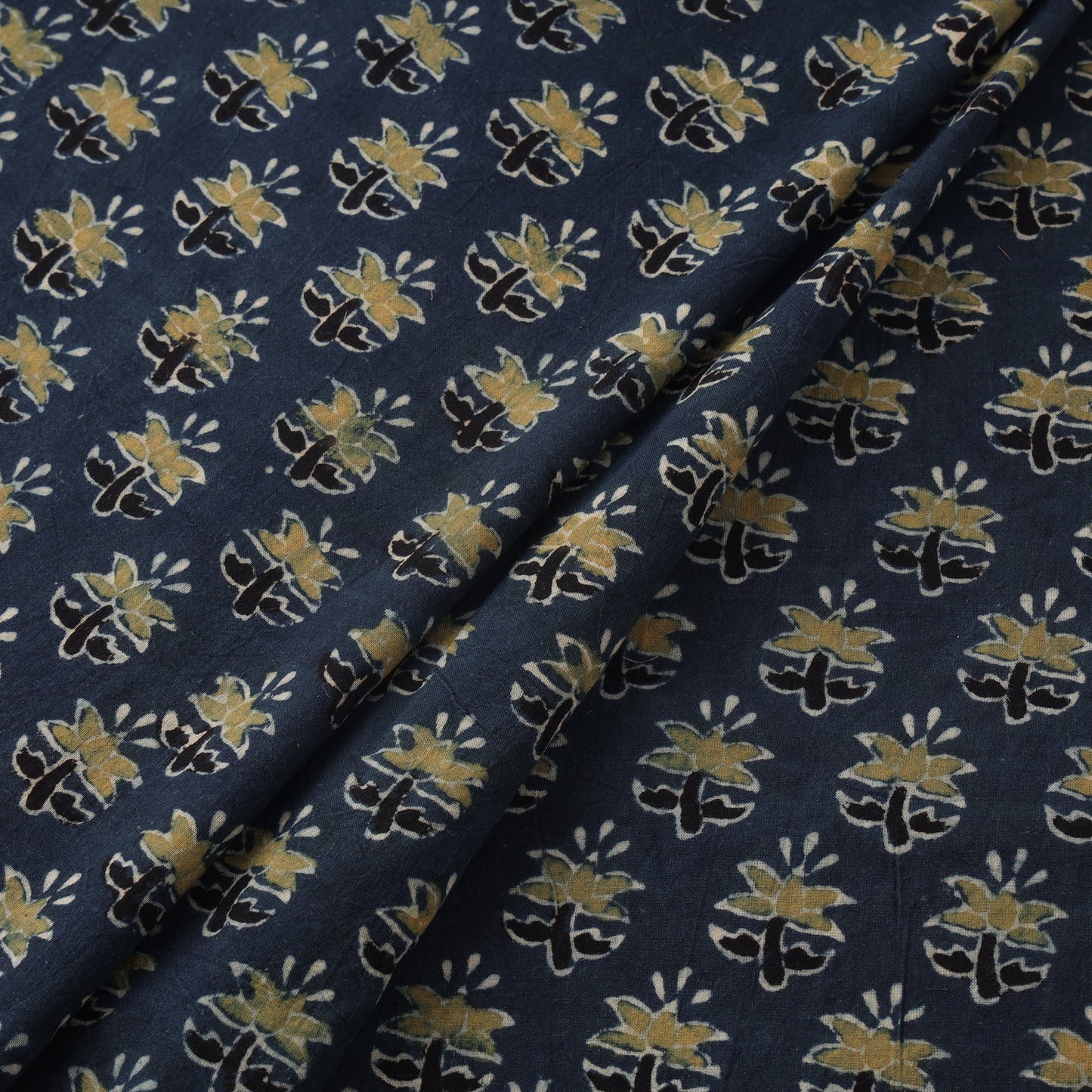 Natural dyed hand cotton fabric 35 - handcrafted