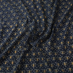 Natural dyed hand cotton fabric 38 - handcrafted