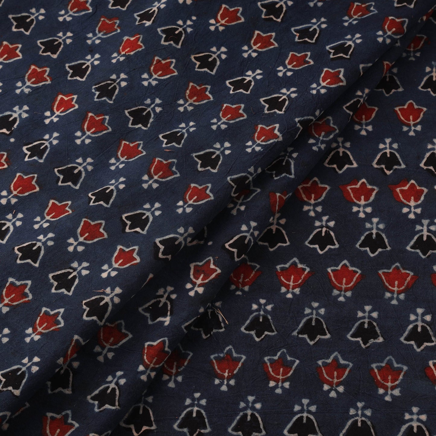 Natural dyed hand cotton fabric 40 - handcrafted