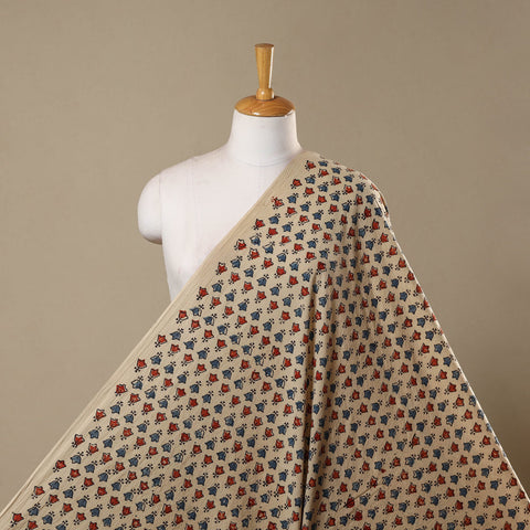 Natural dyed hand cotton fabric 41 - handcrafted