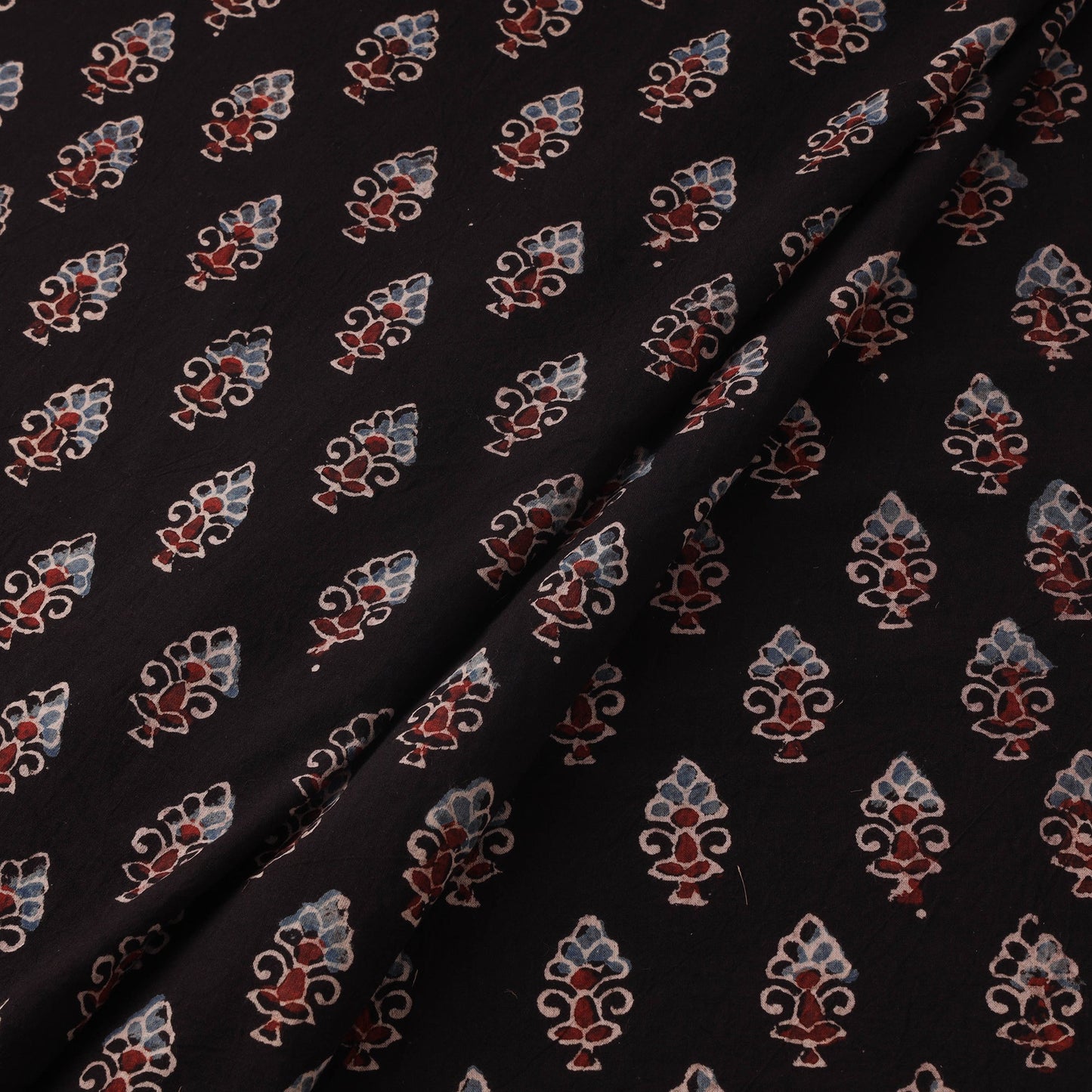 Natural dyed hand cotton fabric 42 - handcrafted