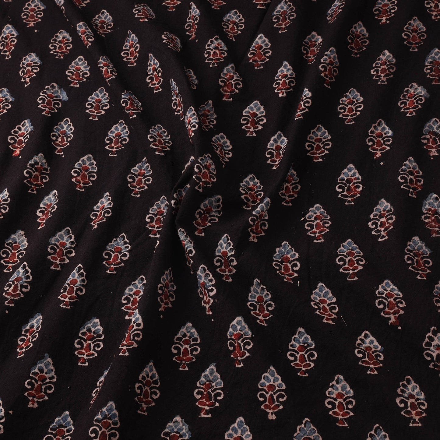 Natural dyed hand cotton fabric 42 - handcrafted