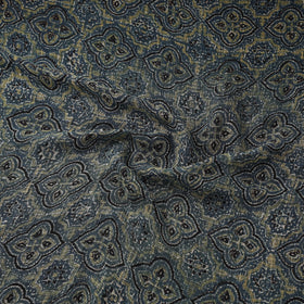 Natural dyed hand kota doria cotton fabric 02 - handcrafted