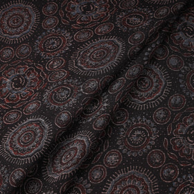 Natural dyed hand kota doria cotton fabric 04 - handcrafted