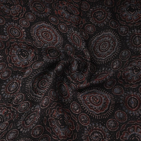 Natural dyed hand kota doria cotton fabric 04 - handcrafted