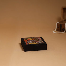 Natural dyed handpainted kalamkari jewellery box 11