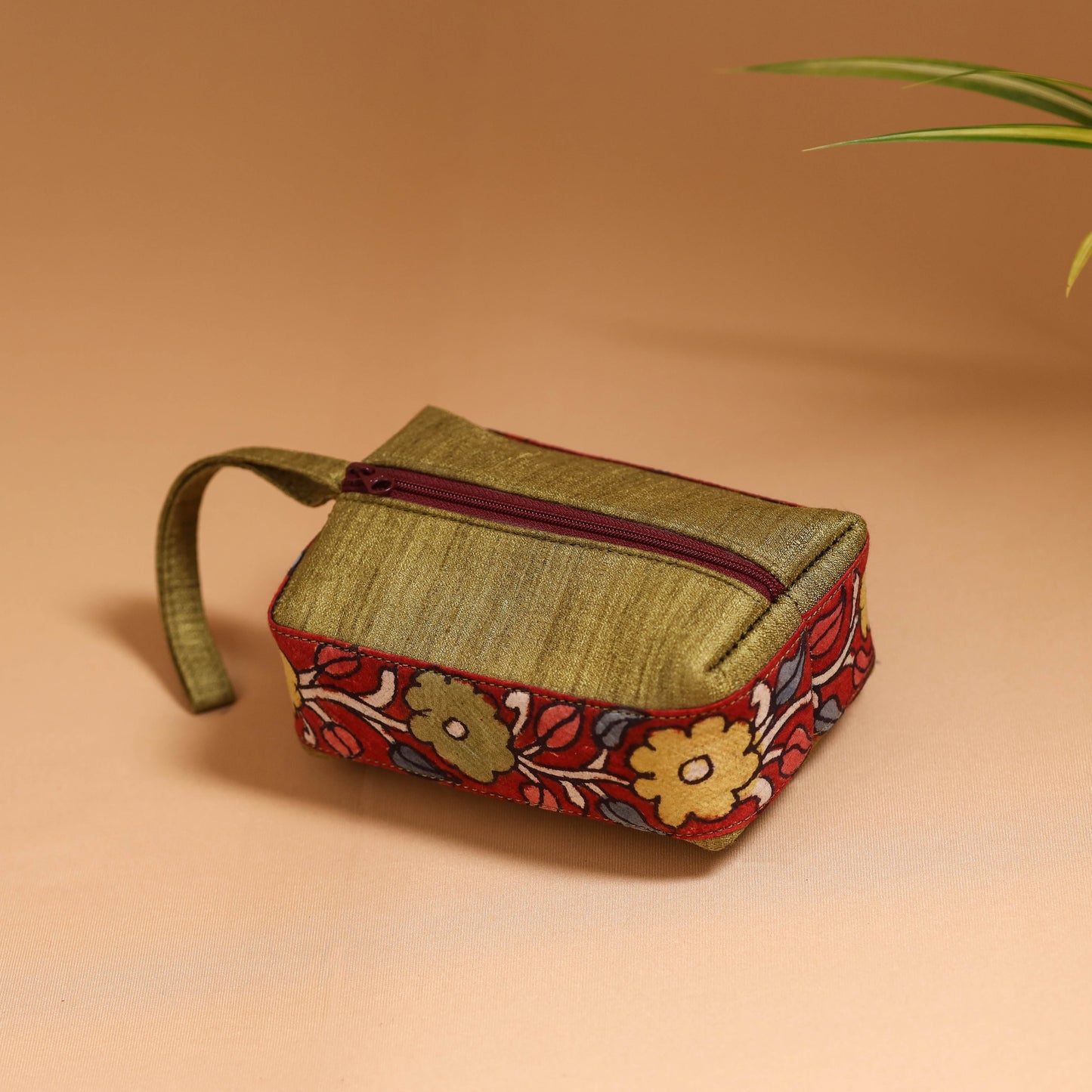 Natural dyed handpainted kalamkari multipurpose