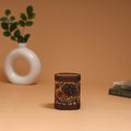Natural dyed handpainted kalamkari pen stand 13