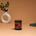 Natural dyed handpainted kalamkari pen stand 27