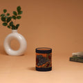 Natural dyed handpainted kalamkari pen stand 29