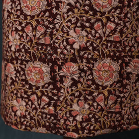 Natural dyed kalamkari hand block print cotton 2pc