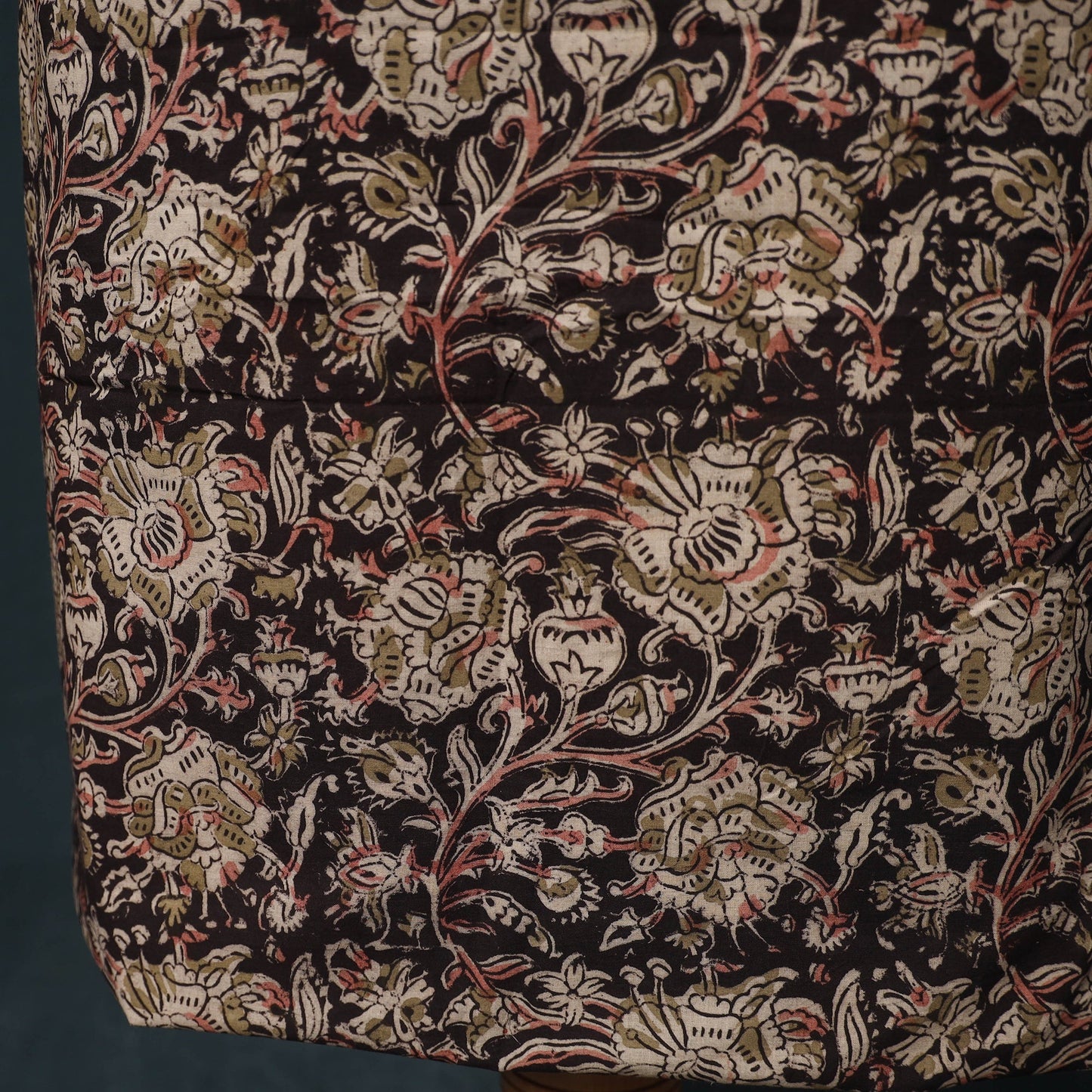 Natural dyed kalamkari hand block print cotton 2pc