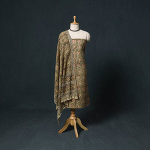 Natural dyed kalamkari hand block print cotton 2pc