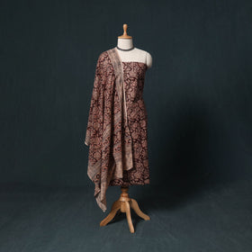 Natural dyed kalamkari hand block print cotton 2pc