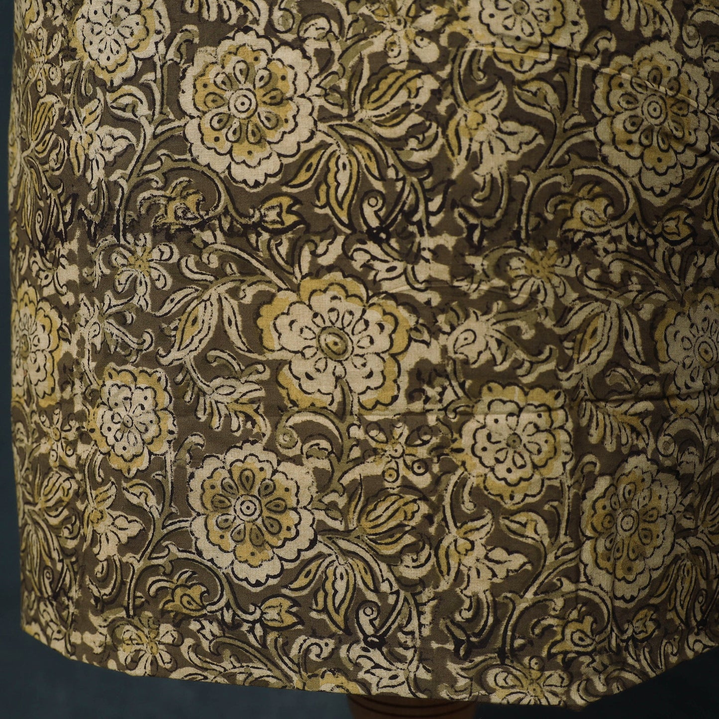 Natural dyed kalamkari hand block print cotton 2pc