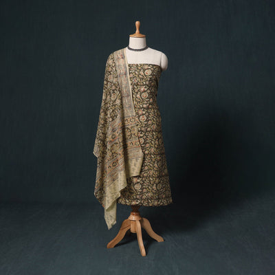 Natural dyed kalamkari hand block print cotton 2pc