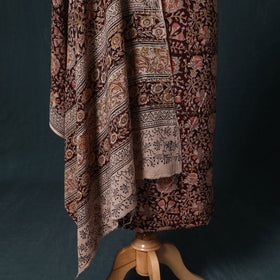 Natural dyed kalamkari hand block print cotton 2pc