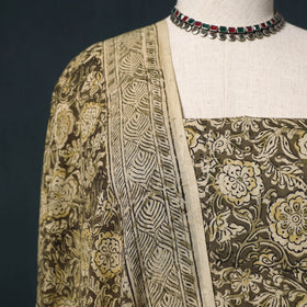 Natural dyed kalamkari hand block print cotton 2pc