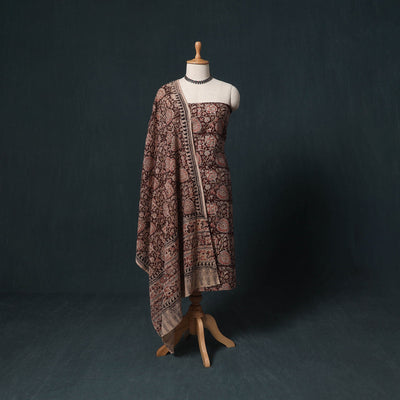 Natural dyed kalamkari hand block print cotton 2pc