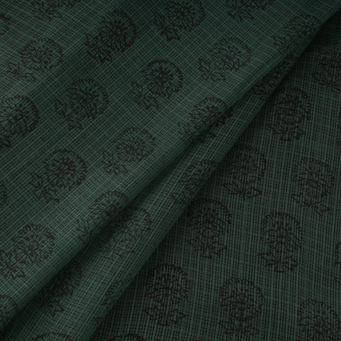 Natural dyed kota doria cotton hand bagh fabric 08