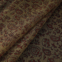 Natural dyed kota doria cotton hand bagh fabric 17