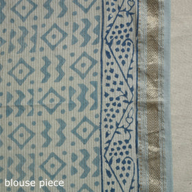 Natural Dyed Maheshwari Silk Bagh Print Saree