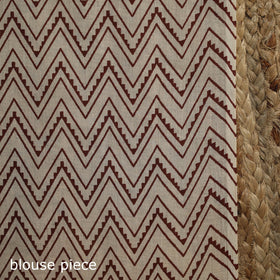 Natural dyed mul cotton hand bagru saree 22 - handcrafted