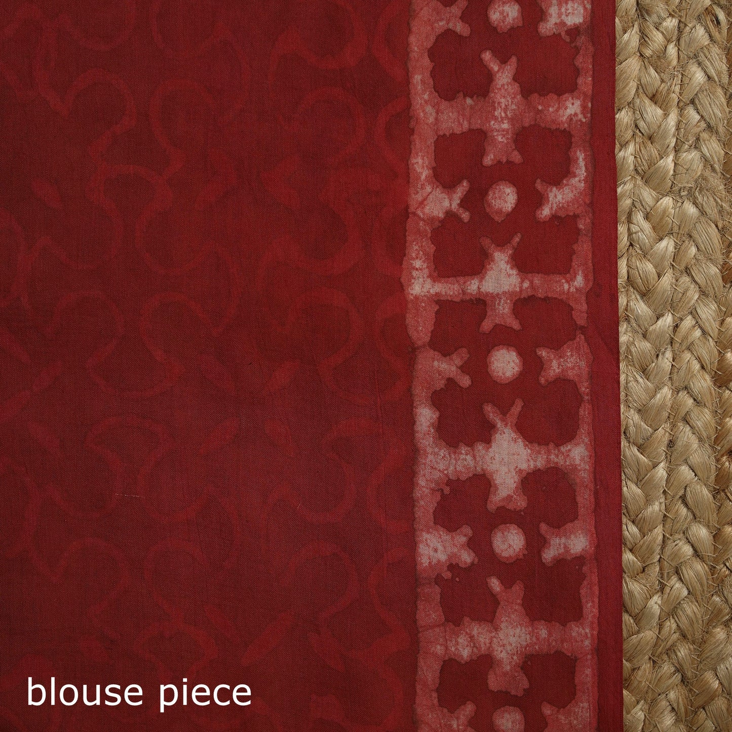 Natural dyed mul cotton hand bagru saree 26 - handcrafted