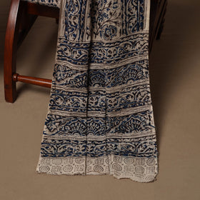 Natural dyed pedana kalamkari cotton 3pc unstitched dress