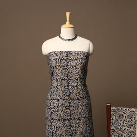 Natural dyed pedana kalamkari cotton 3pc unstitched dress