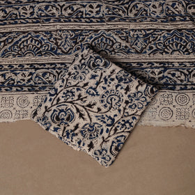 Natural dyed pedana kalamkari cotton 3pc unstitched dress