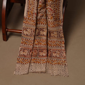 Natural dyed pedana kalamkari cotton 3pc unstitched dress