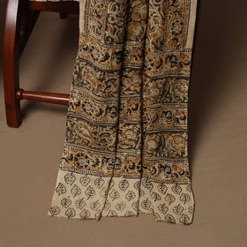 Natural dyed pedana kalamkari cotton 3pc unstitched dress