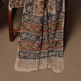 Natural dyed pedana kalamkari cotton 3pc unstitched dress